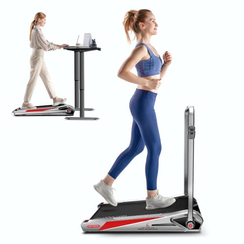 Egofit Walker Plus M1T Smallest 2in1 Folding Under Desk Treadmill with Incline for Home&Office with APP & Remote Control for Walking&Jogging