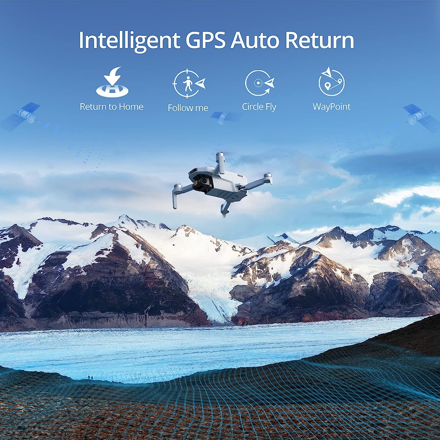 Potensic ATOM SE GPS Drone with 4K EIS Camera, Under 249g, 62 Mins Flight, 4KM FPV Transmission, Brushless Motor