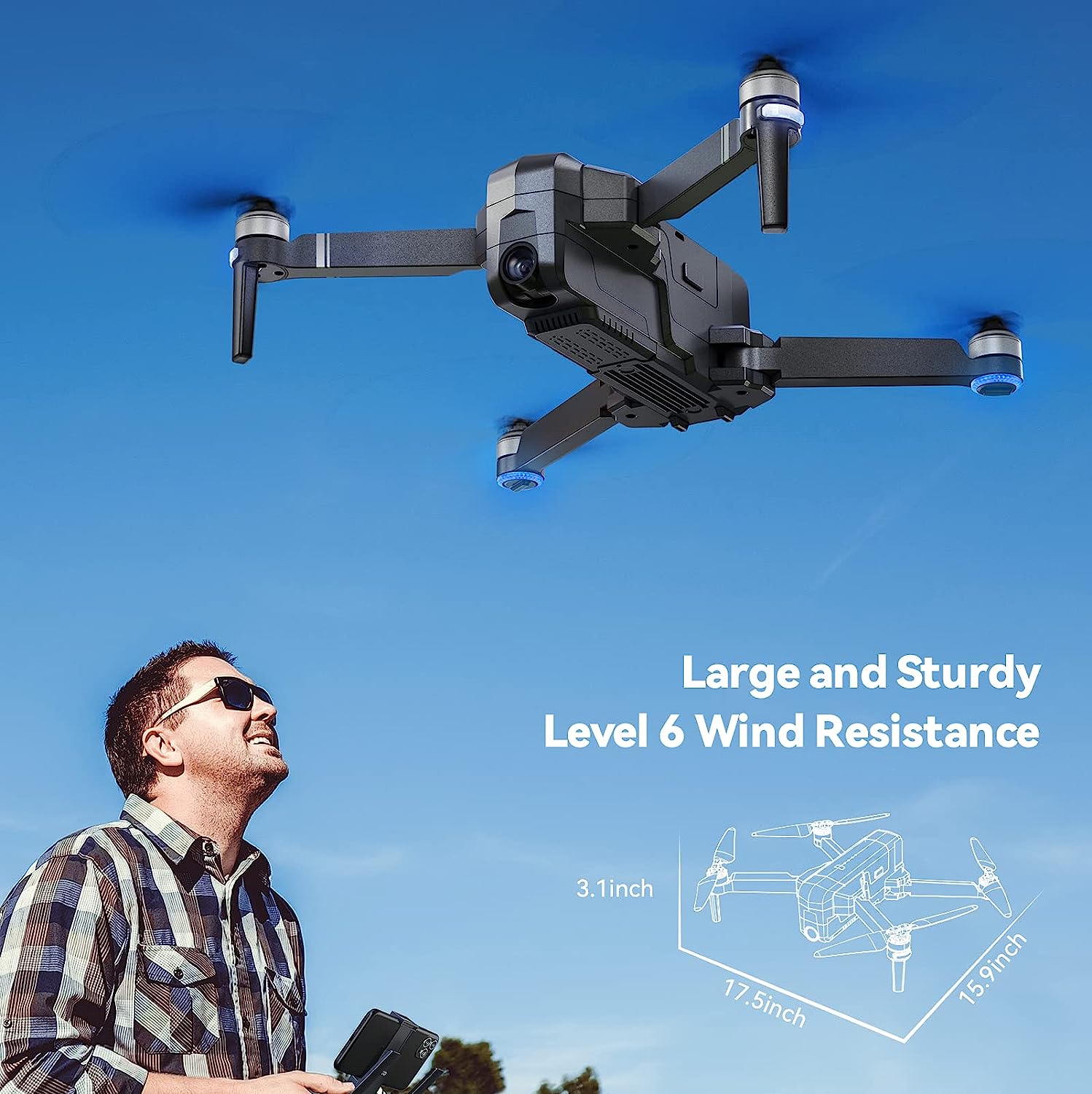 Ruko F11PRO Drones with Camera for Adults 4K UHD Camera 60 Mins