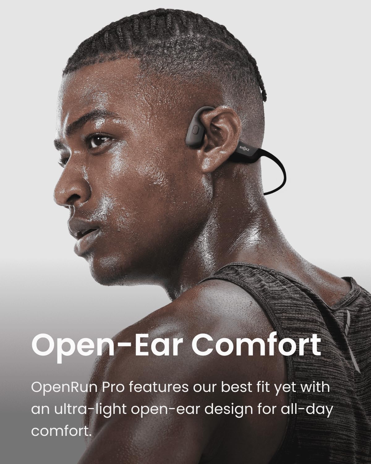 Shokz OpenRun Pro is a lightweight, open-ear Bluetooth headset designed for those who enjoy active lifestyles.