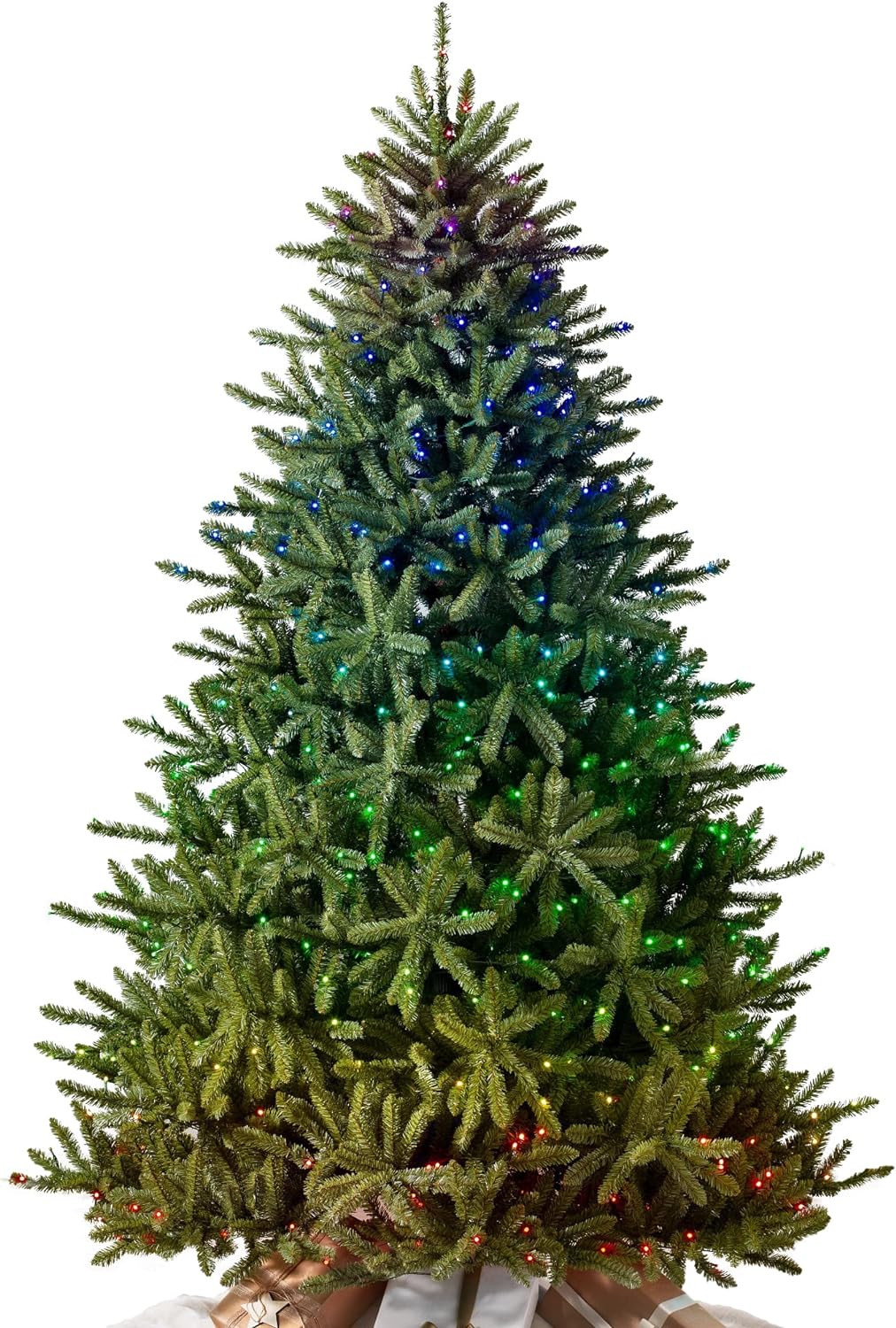 Balsam Hill 7ft Pre-Lit Classic Blue Spruce Artificial Christmas Tree with Twinkly Light Show