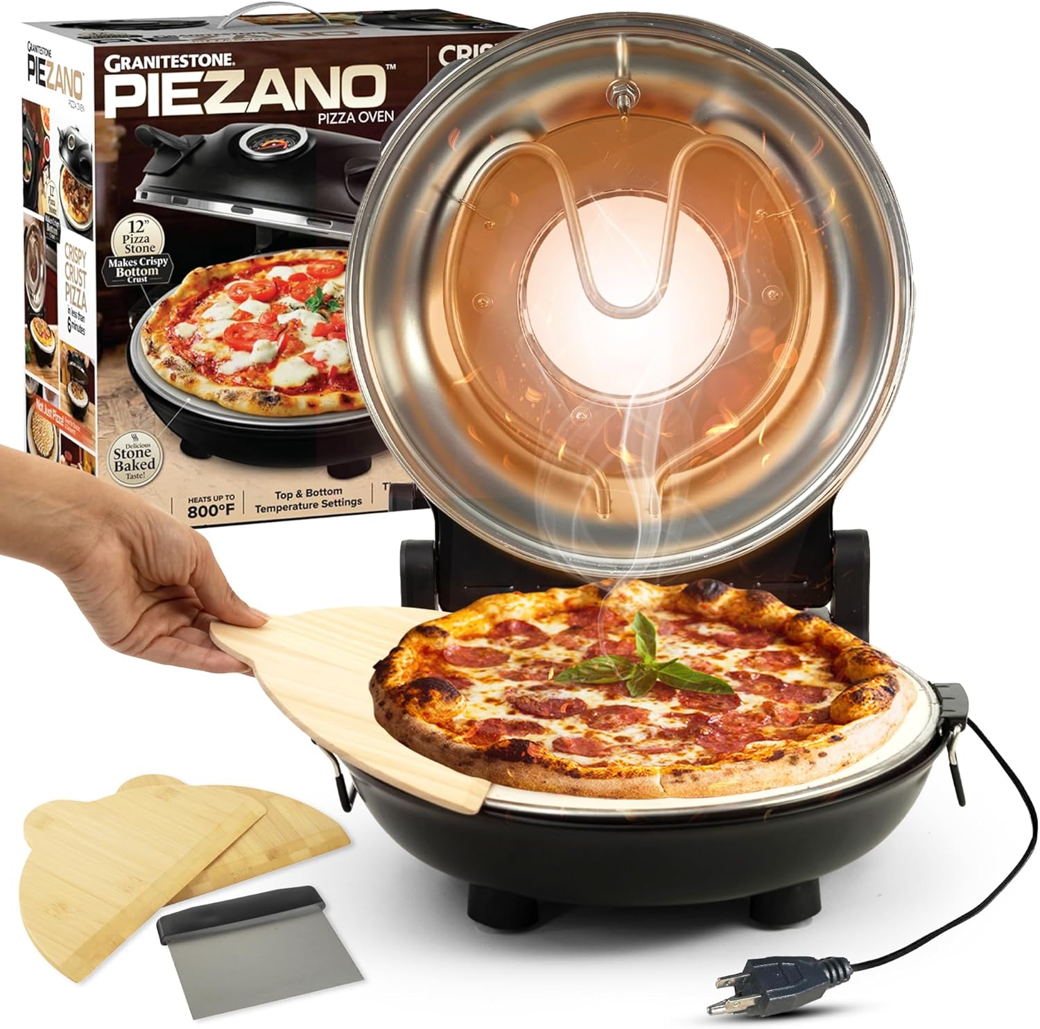 PIEZANO Crispy Crust Pizza Oven